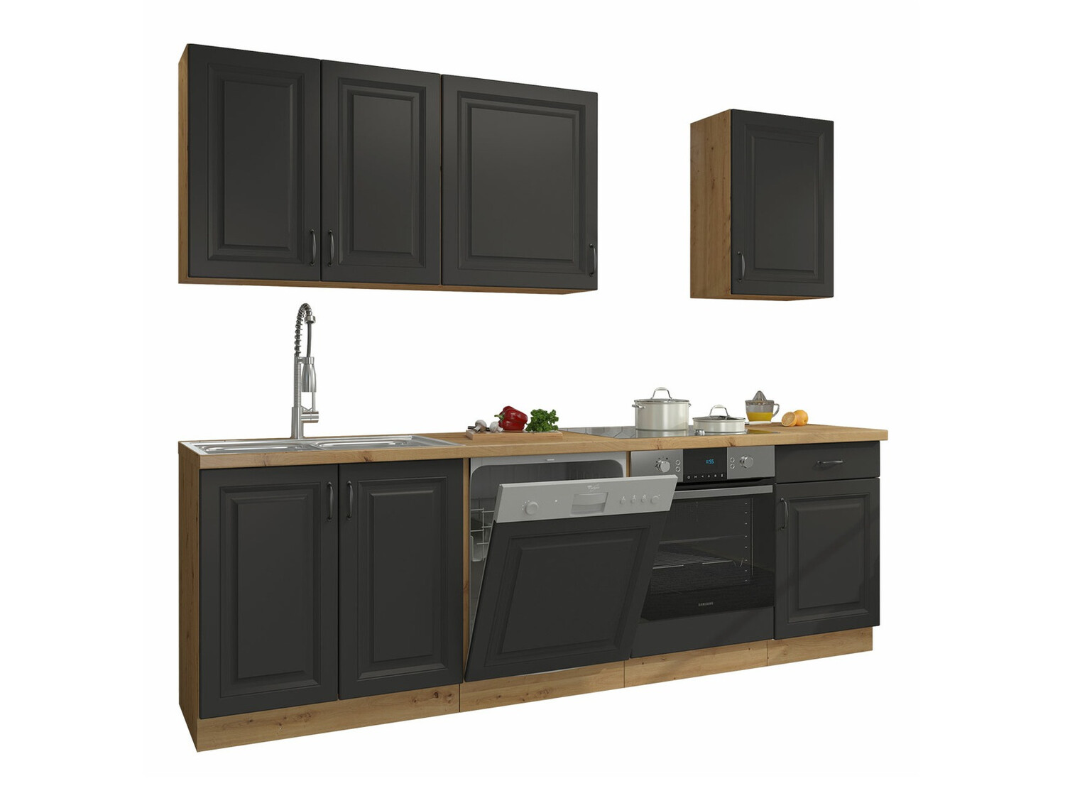 Modularni kuhinjski set Retro Grey 150