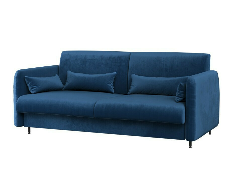 Set nameštaja Concept Pro Lenart Levfere 139 (Sjajno belo + Belo + Plava)