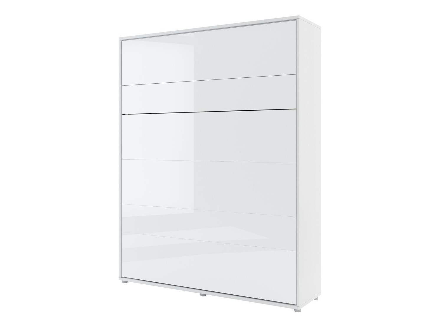 Set nameštaja Concept Pro Lenart VI (Sjajno belo + Belo + Plava)