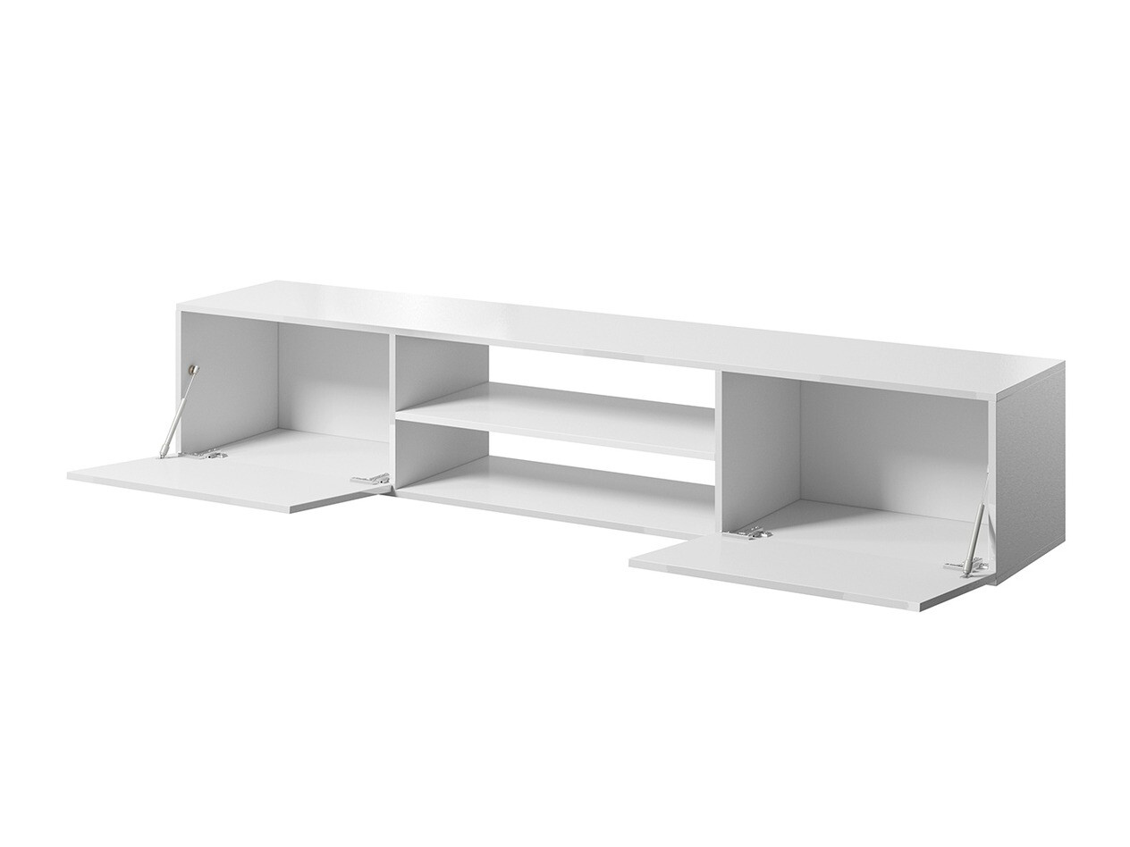 TV sto Charlotte 164 (Crno + Crna visoki sjaj)