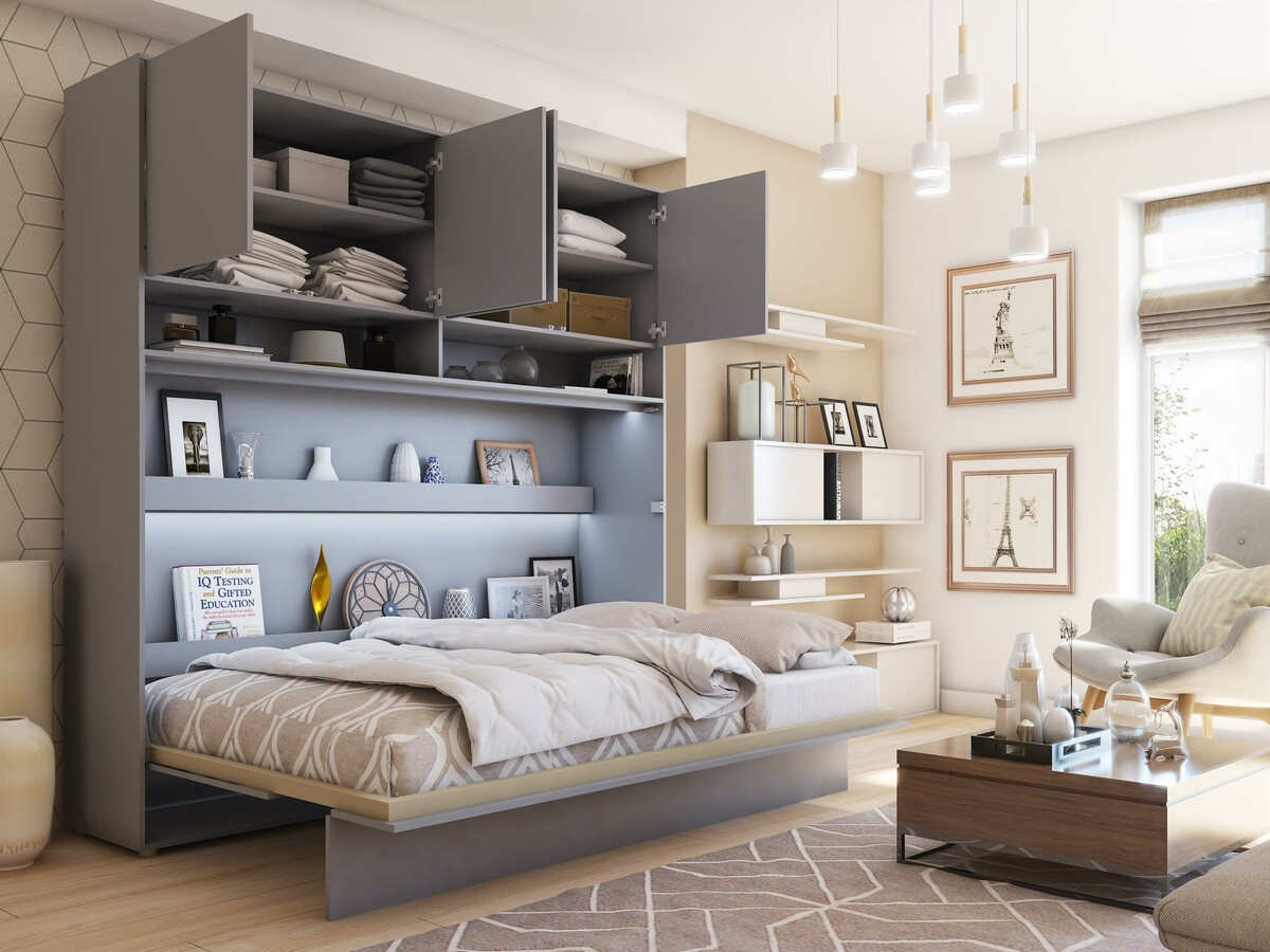 Ormarić Concept Pro Lenart Levfere 120 (Sivo)