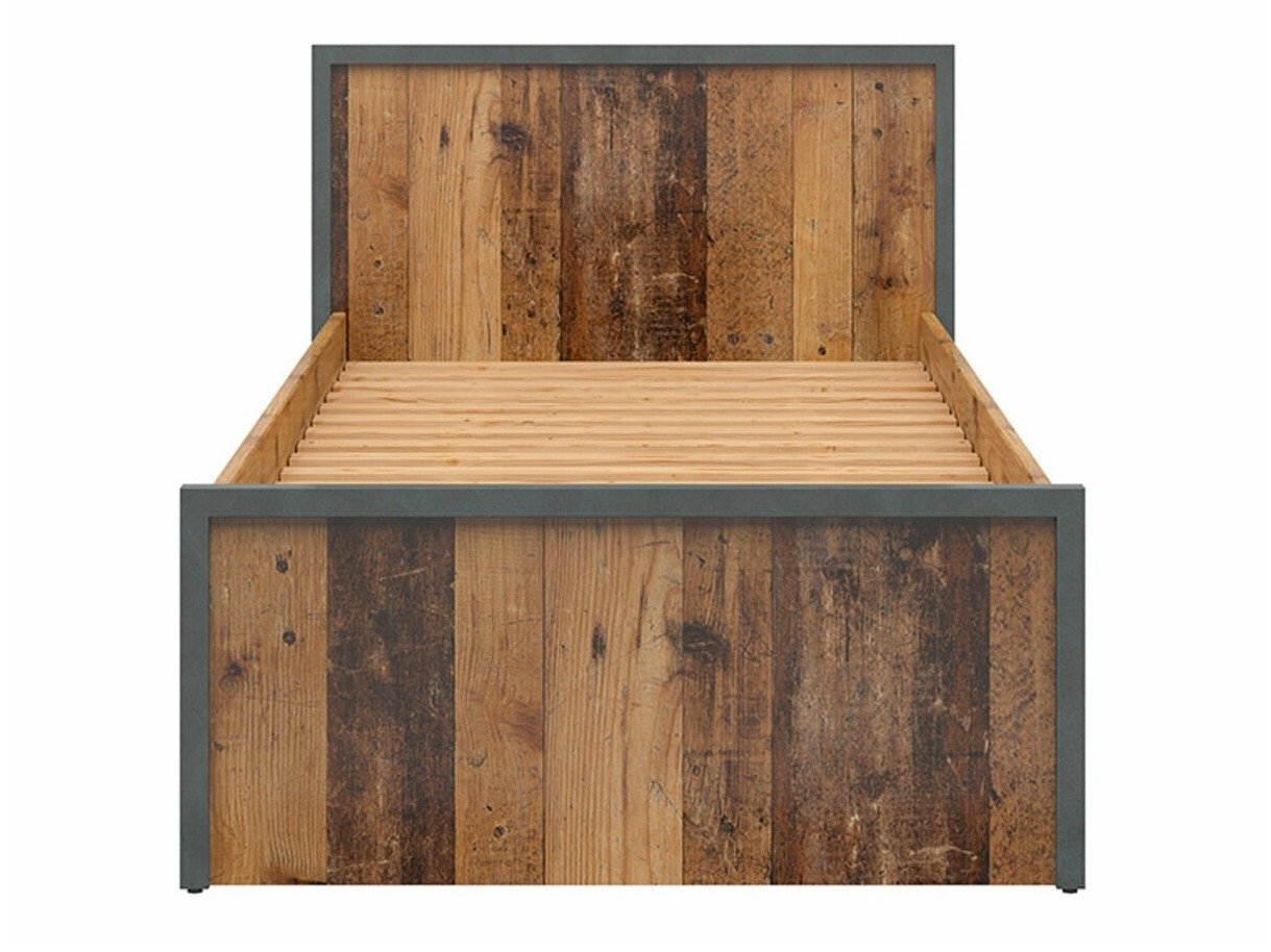 Krevet Belsera 104 (Smeđa + Matera siva)