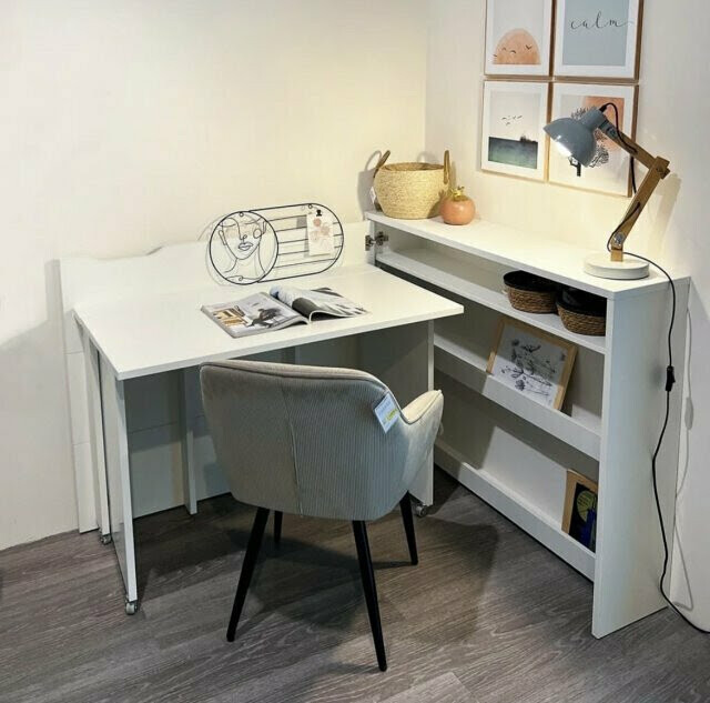 Ugaoni kancelarijski sto Concept Pro Lenart Levfere 101 (Belo)