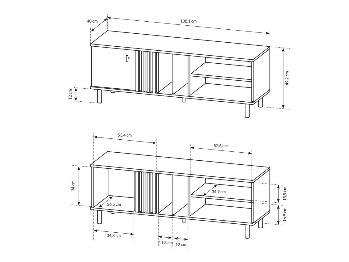 TV komoda Sevcalu 101