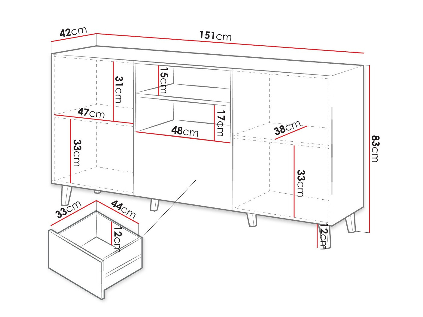 Komoda Remeta 109 (Antricit (ugalj))