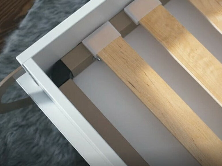 Set nameštaja Concept Pro Lenart Levfere 144 (Sjajno belo + Belo)