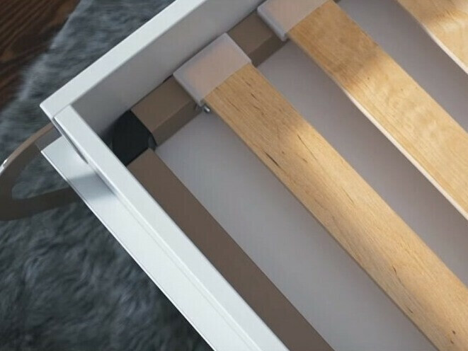 Set nameštaja Concept Pro Lenart Levfere 144 (Sjajno belo + Belo)