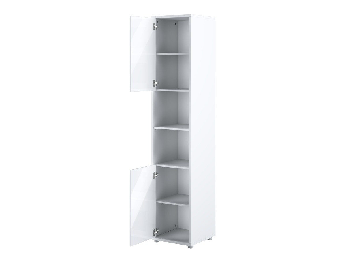 Set nameštaja Concept Pro Lenart Levfere 144 (Sjajno belo + Belo)