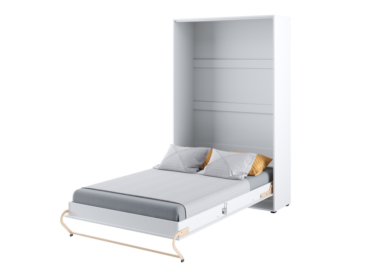 Set nameštaja Concept Pro Lenart XI (Sjajno belo + Belo)