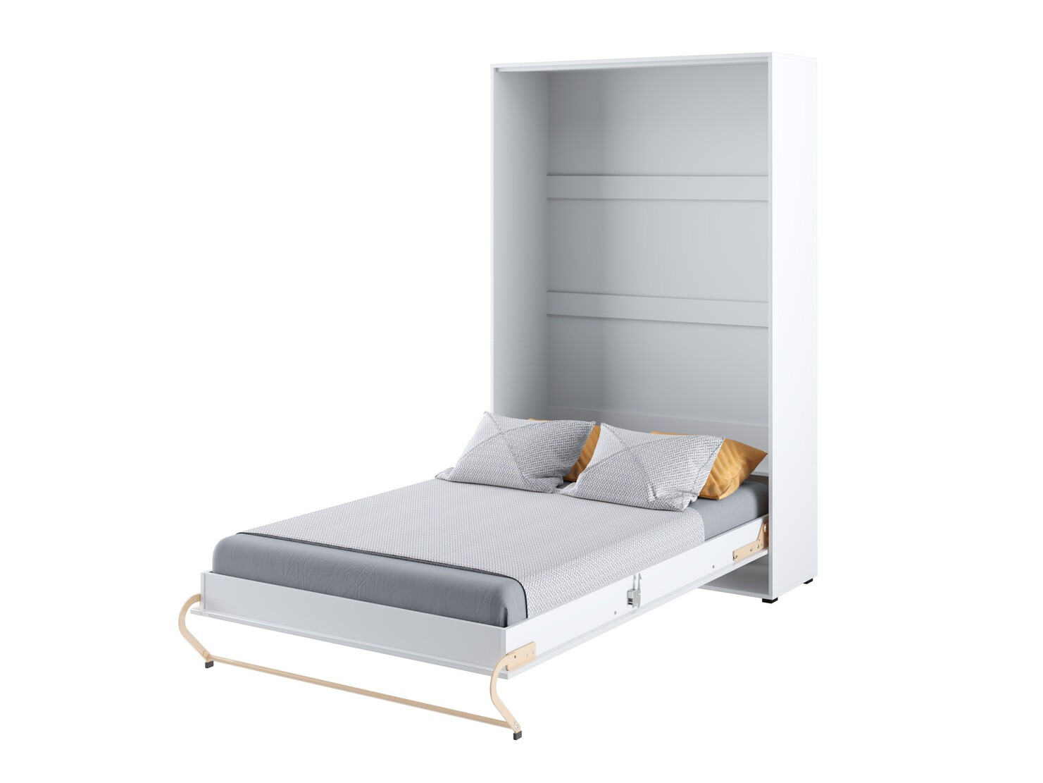 Set nameštaja Concept Pro Lenart XI (Sjajno belo + Belo)