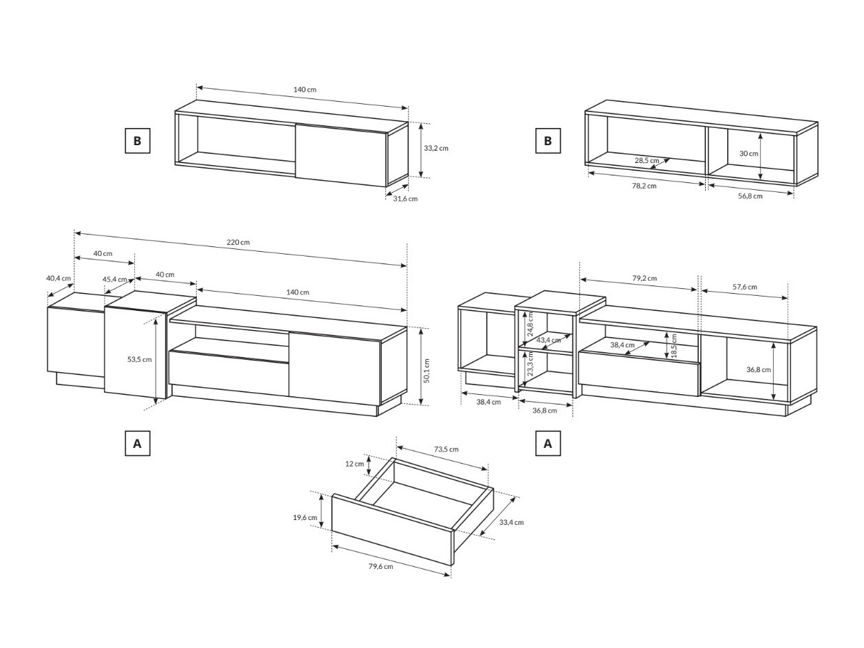 Set za dnevnu sobu Tororli 102