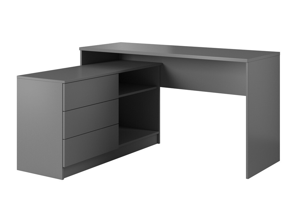 Ugaoni kancelarijski sto Kingston 130 (Graphite)