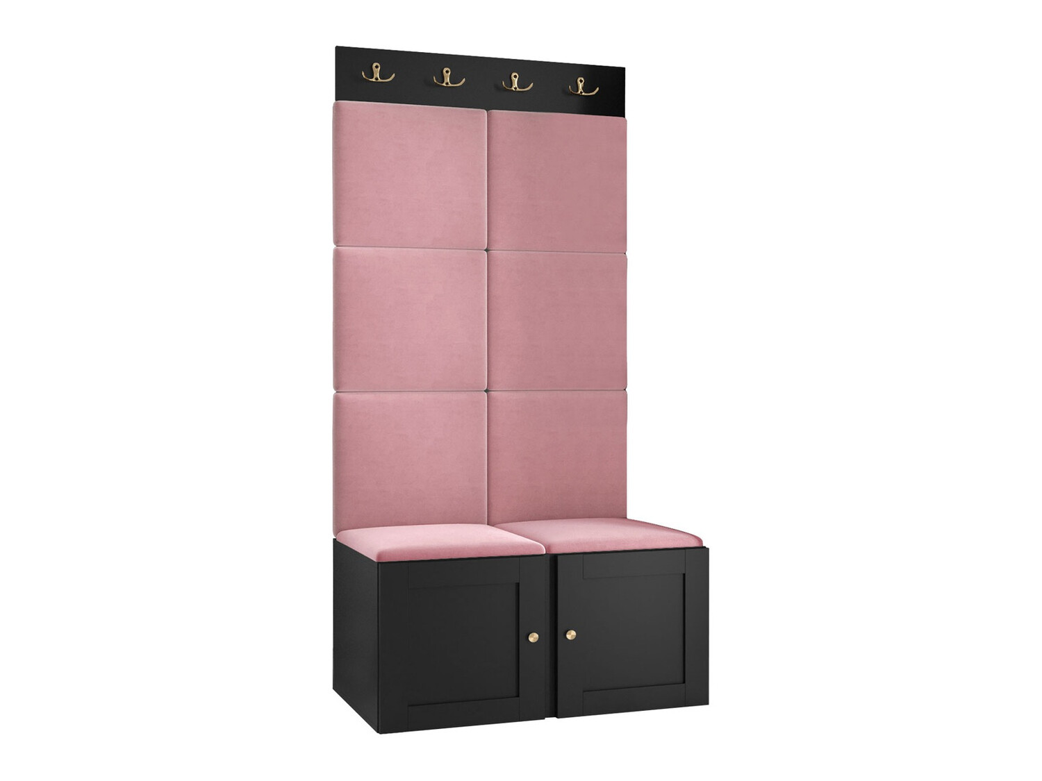 Set za hodnik Hartford 375 (Crno)