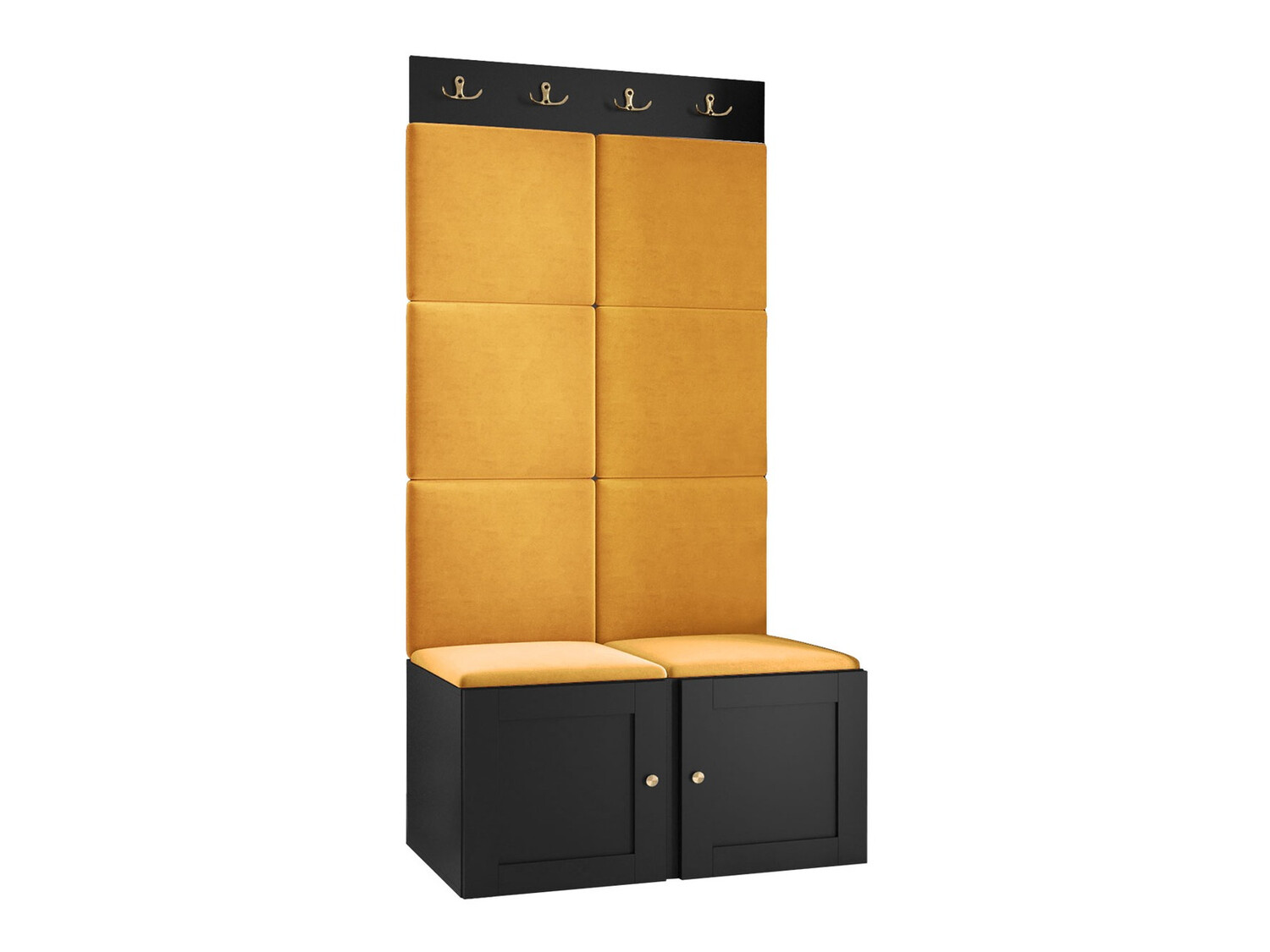 Set za hodnik Hartford 375 (Crno)