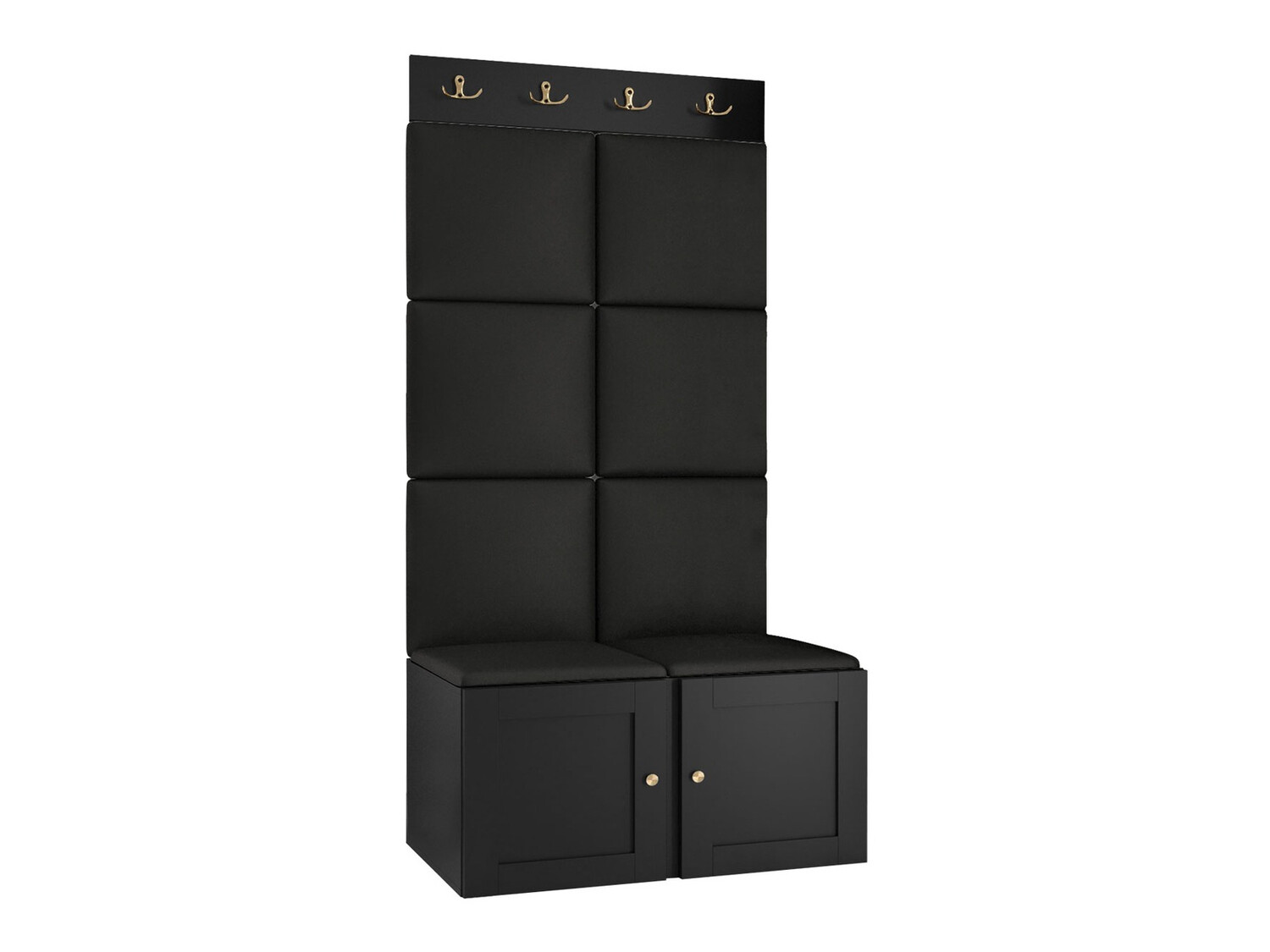 Set za hodnik Hartford 375 (Crno)