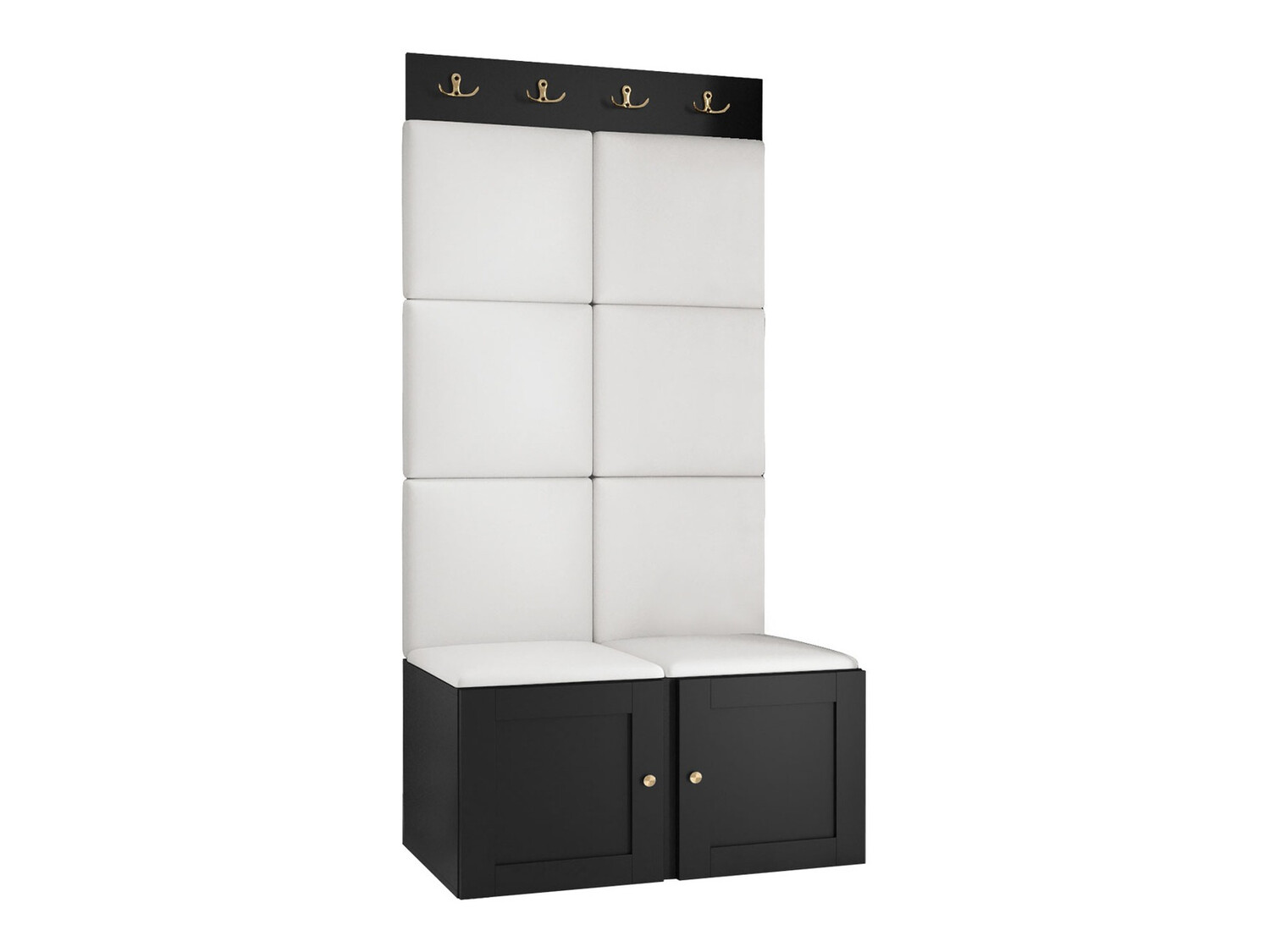 Set za hodnik Hartford 375 (Crno)