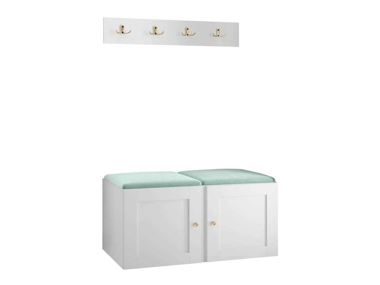 Set za hodnik Hartford 376 (Belo)