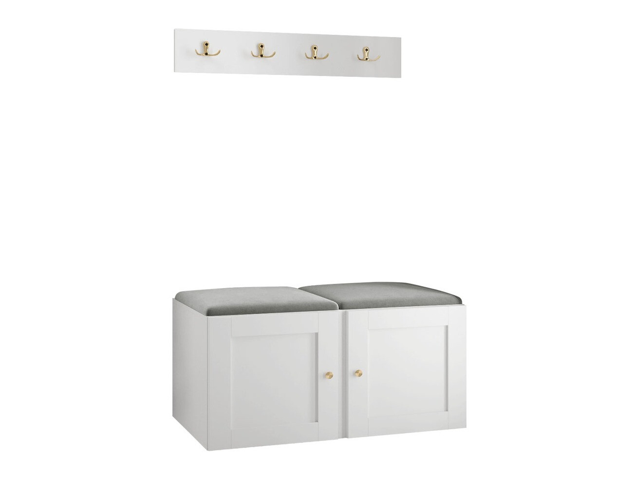 Set za hodnik Hartford 376 (Belo)