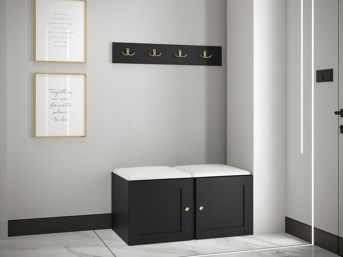 Set za hodnik Hartford 376 (Crno)