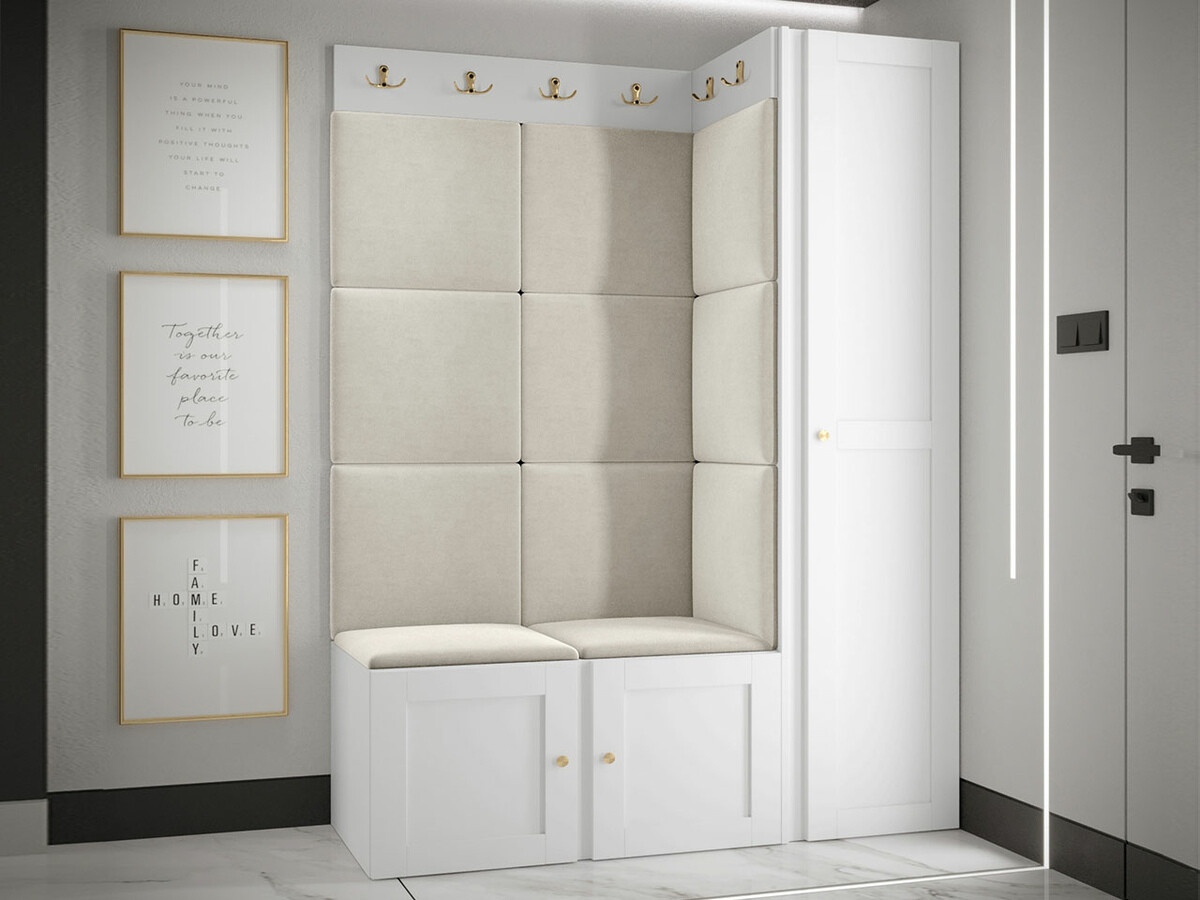 Set za hodnik Hartford 377 (Belo)