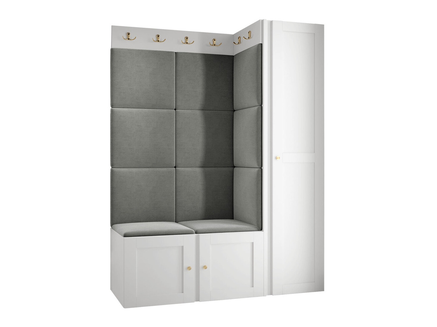 Set za hodnik Hartford 377 (Belo)