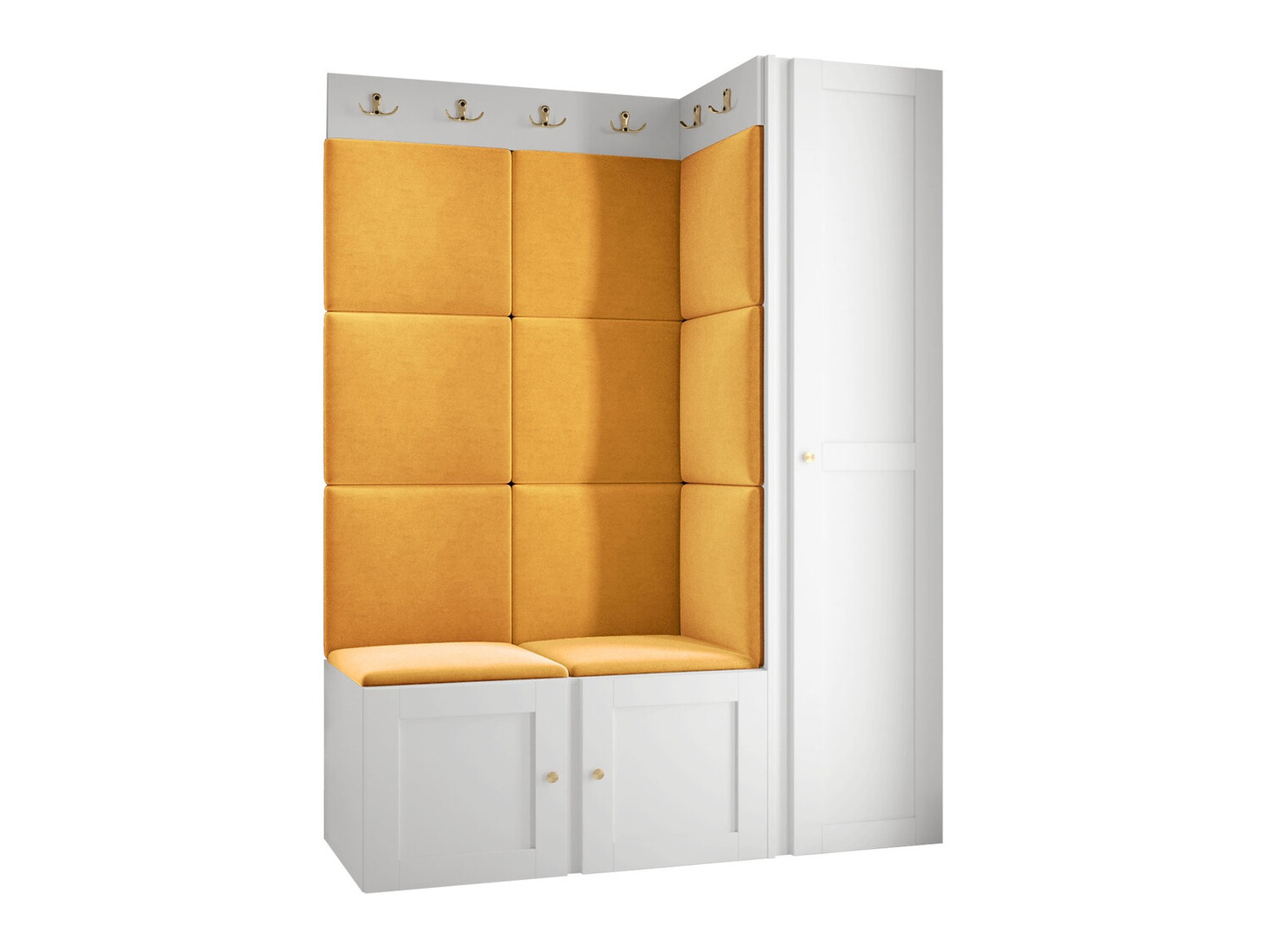 Set za hodnik Hartford 377 (Belo)