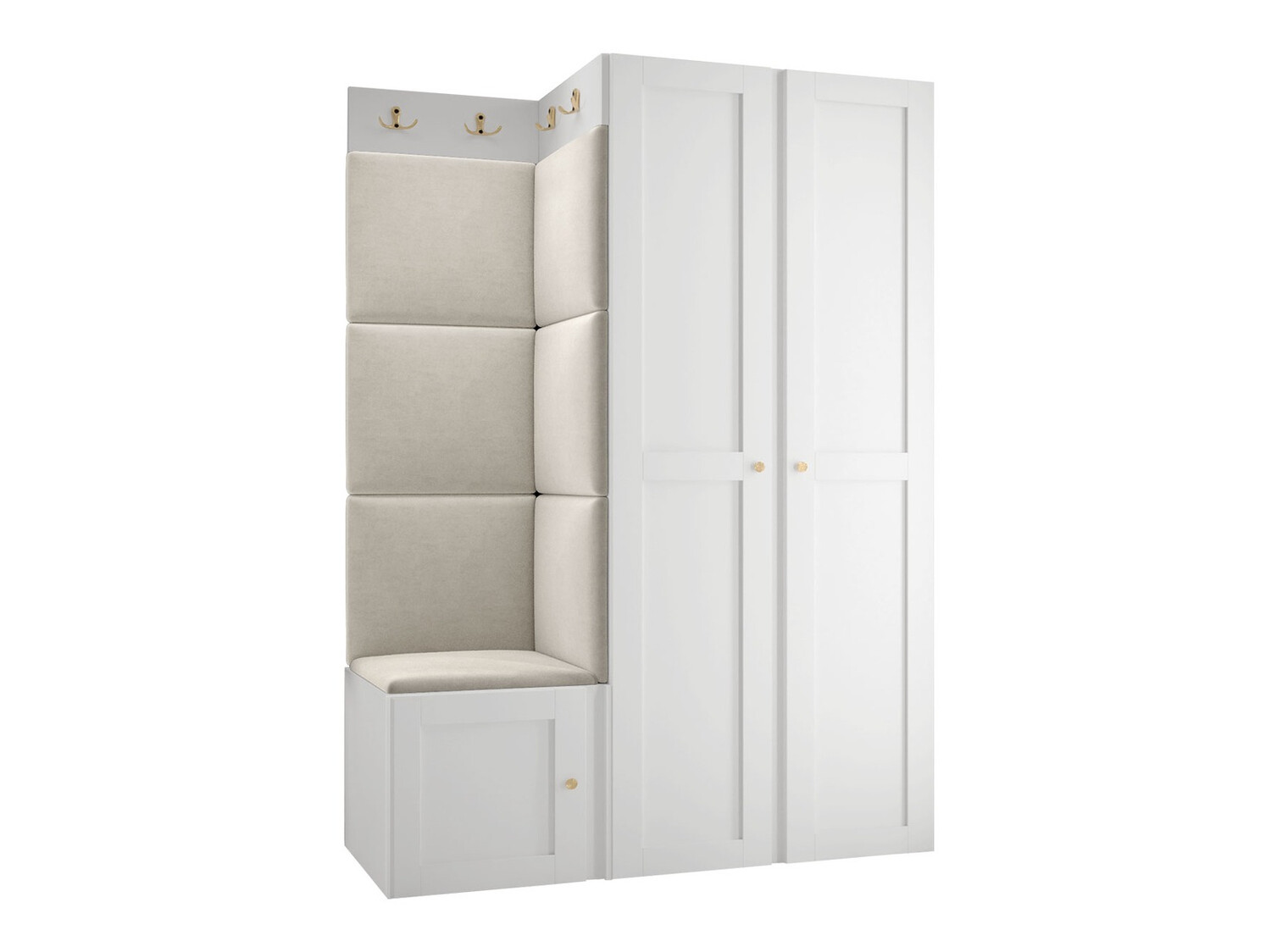 Set za hodnik Hartford 379 (Belo)