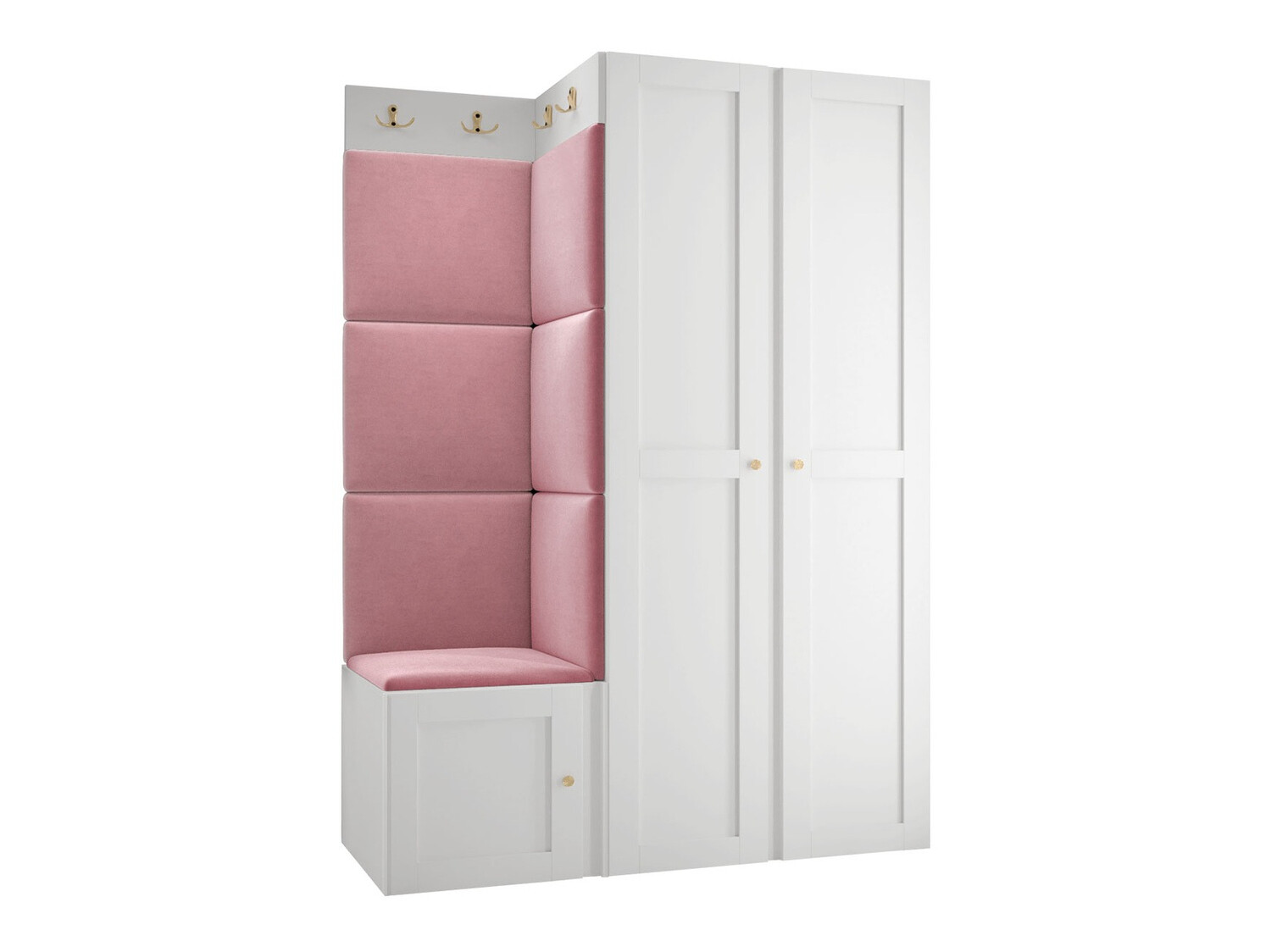 Set za hodnik Hartford 379 (Belo)