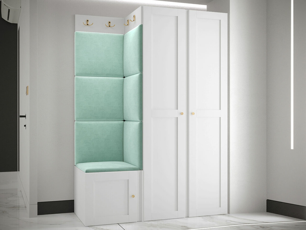 Set za hodnik Hartford 379 (Belo)