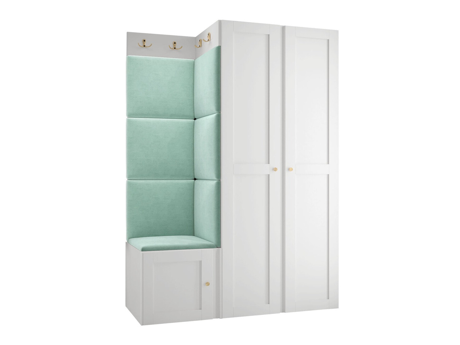 Set za hodnik Hartford 379 (Belo)