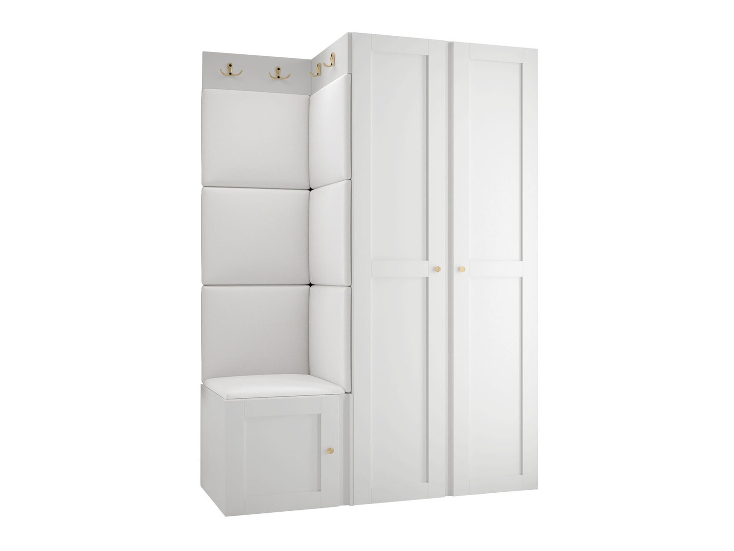 Set za hodnik Hartford 379 (Belo)