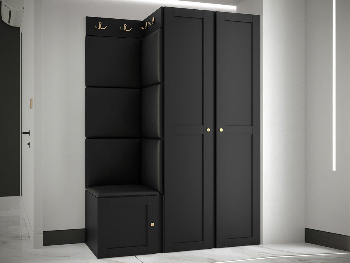 Set za hodnik Hartford 379 (Crno)