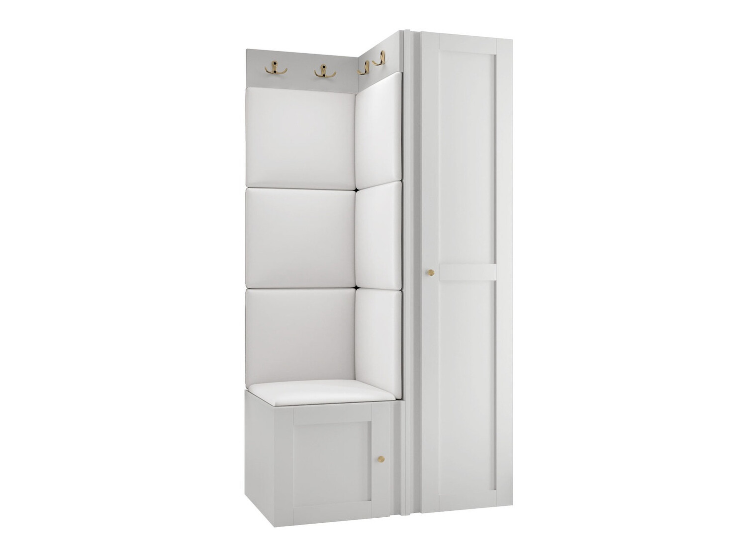 Set za hodnik Hartford 381 (Belo)