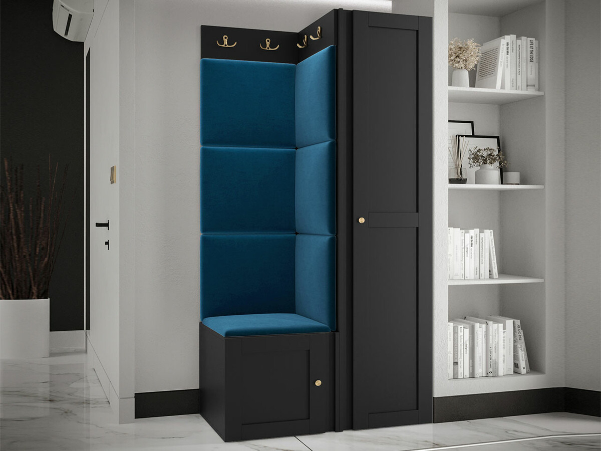 Set za hodnik Hartford 381 (Crno)