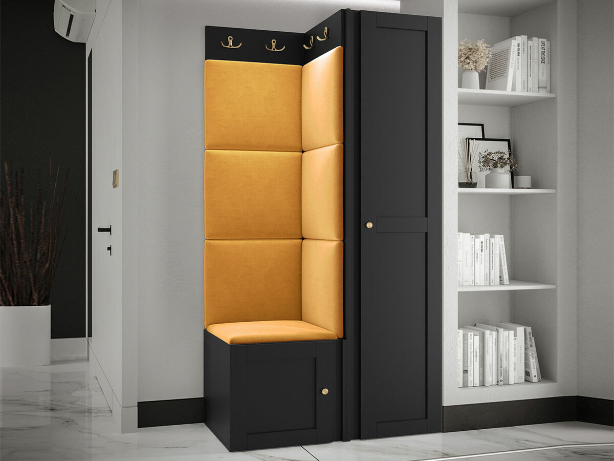 Set za hodnik Hartford 381 (Crno)