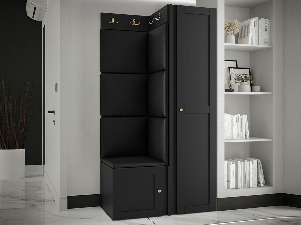 Set za hodnik Hartford 381 (Crno)