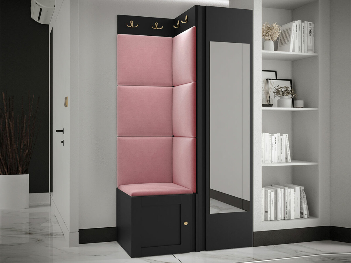 Set za hodnik Hartford 382 (Crno)