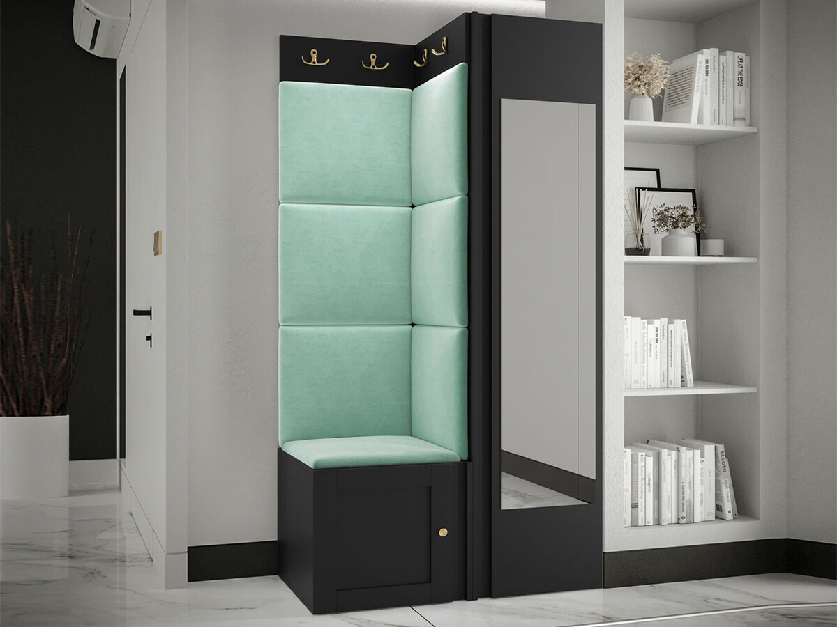 Set za hodnik Hartford 382 (Crno)