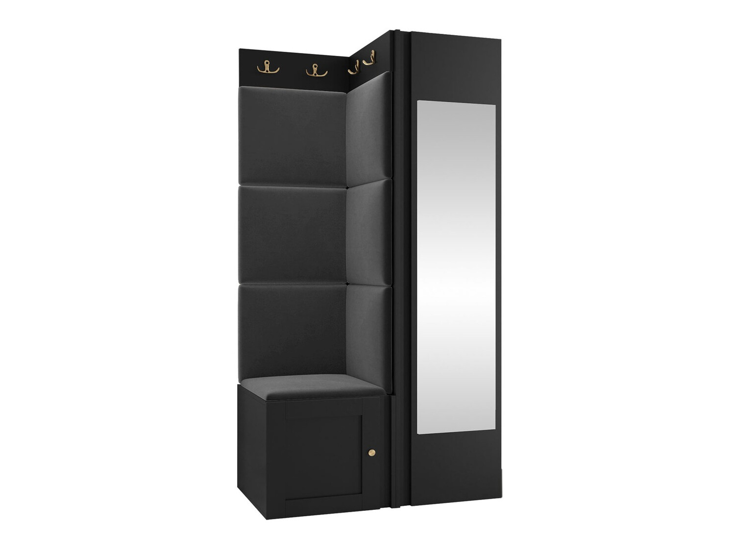 Set za hodnik Hartford 382 (Crno)