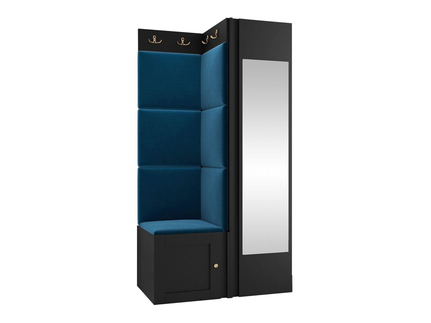 Set za hodnik Hartford 382 (Crno)