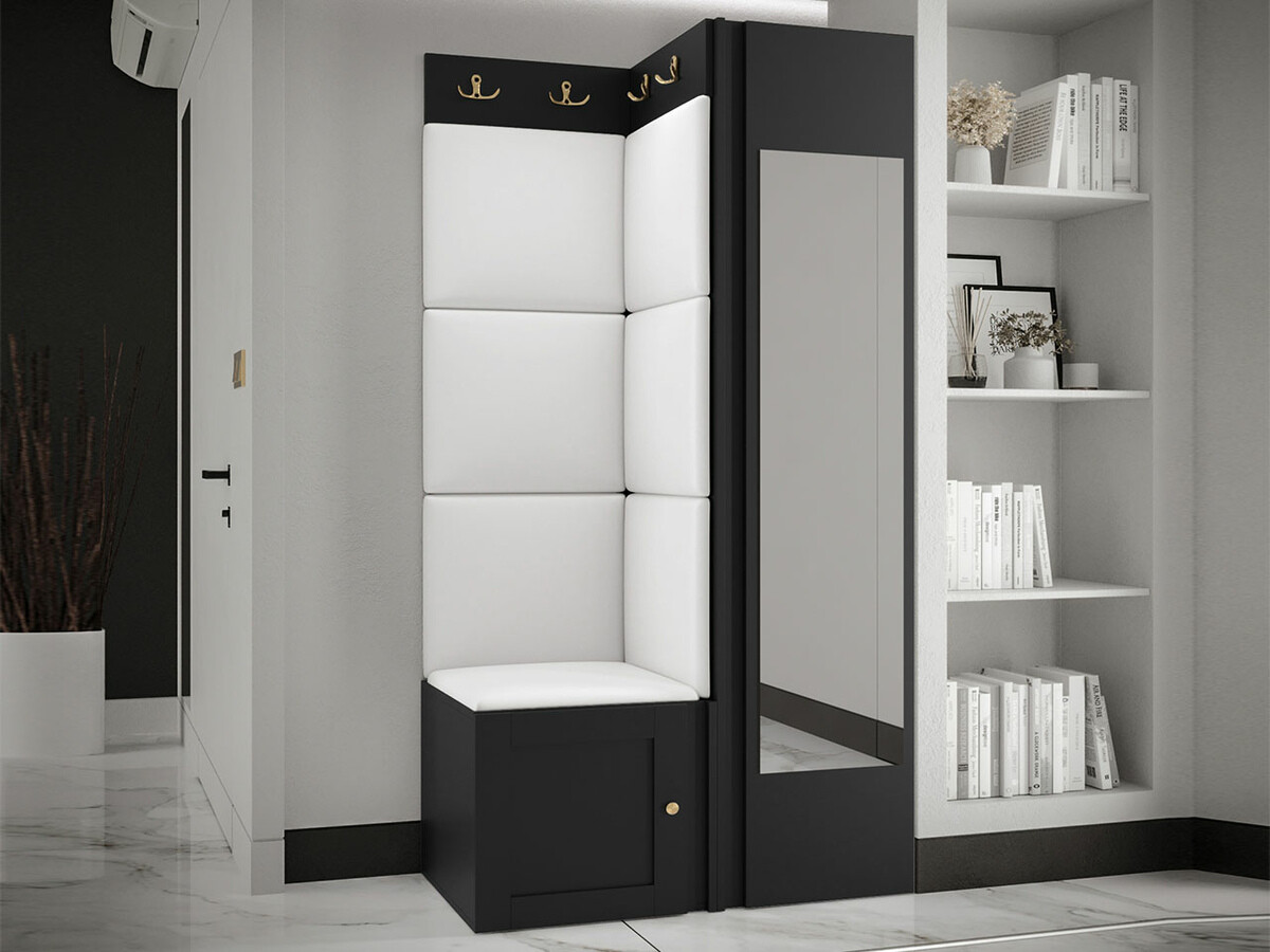 Set za hodnik Hartford 382 (Crno)