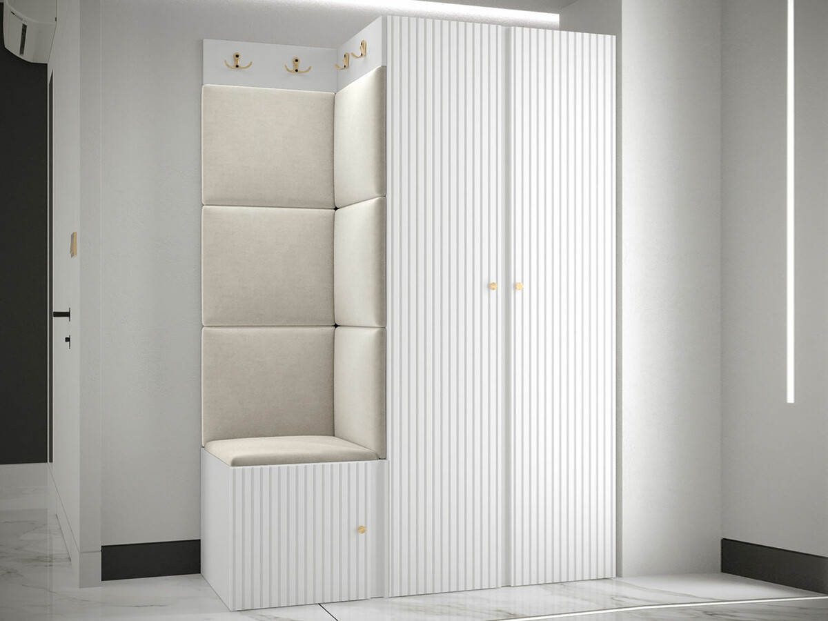 Set za hodnik Hartford 387 (Belo)