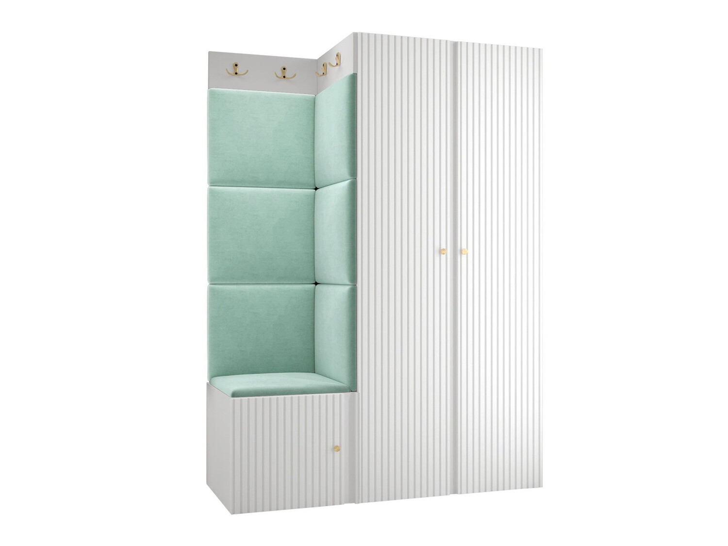 Set za hodnik Hartford 387 (Belo)