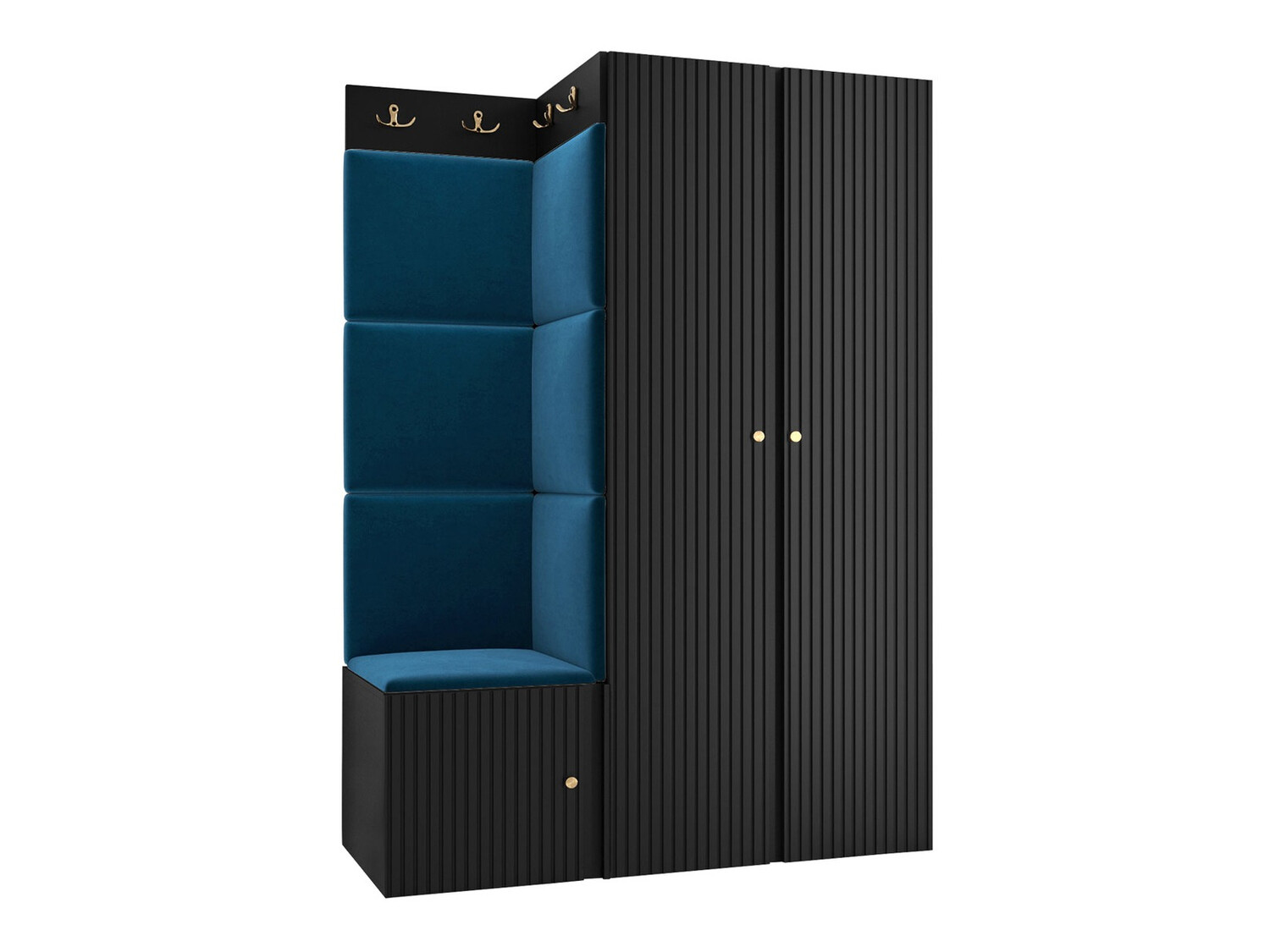 Set za hodnik Hartford 387 (Crno)