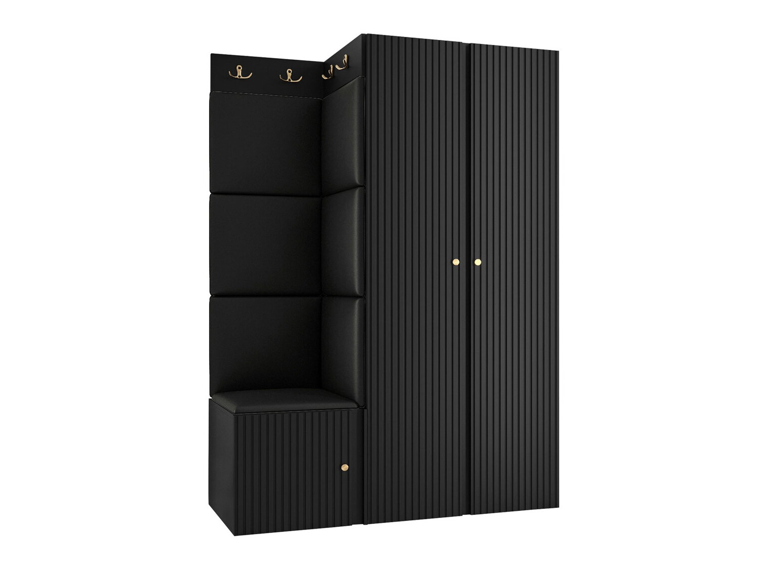 Set za hodnik Hartford 387 (Crno)