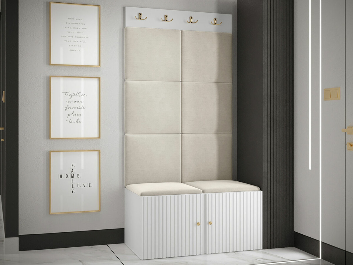 Set za hodnik Hartford 383 (Belo)