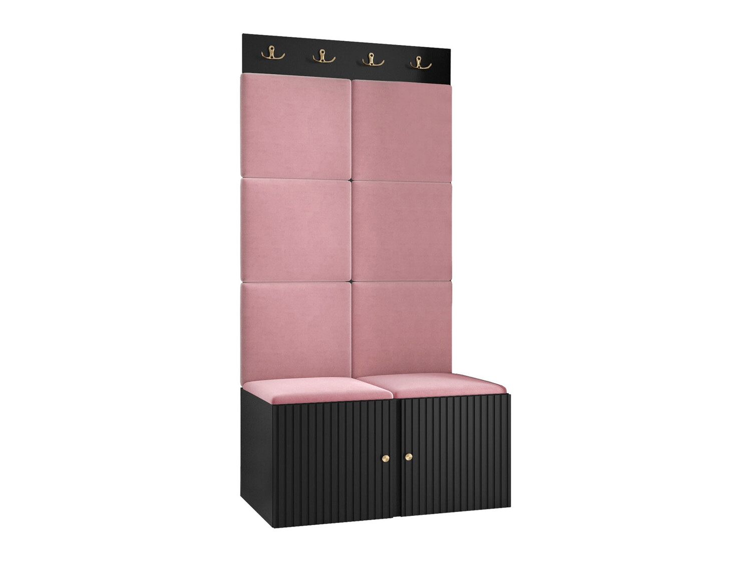 Set za hodnik Hartford 383 (Crno)