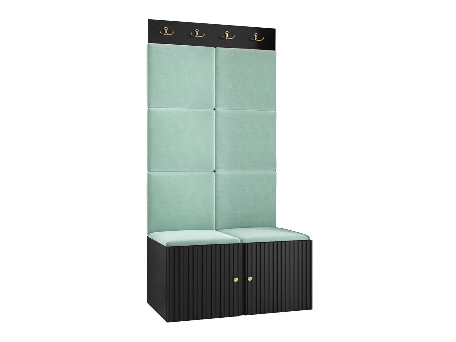 Set za hodnik Hartford 383 (Crno)