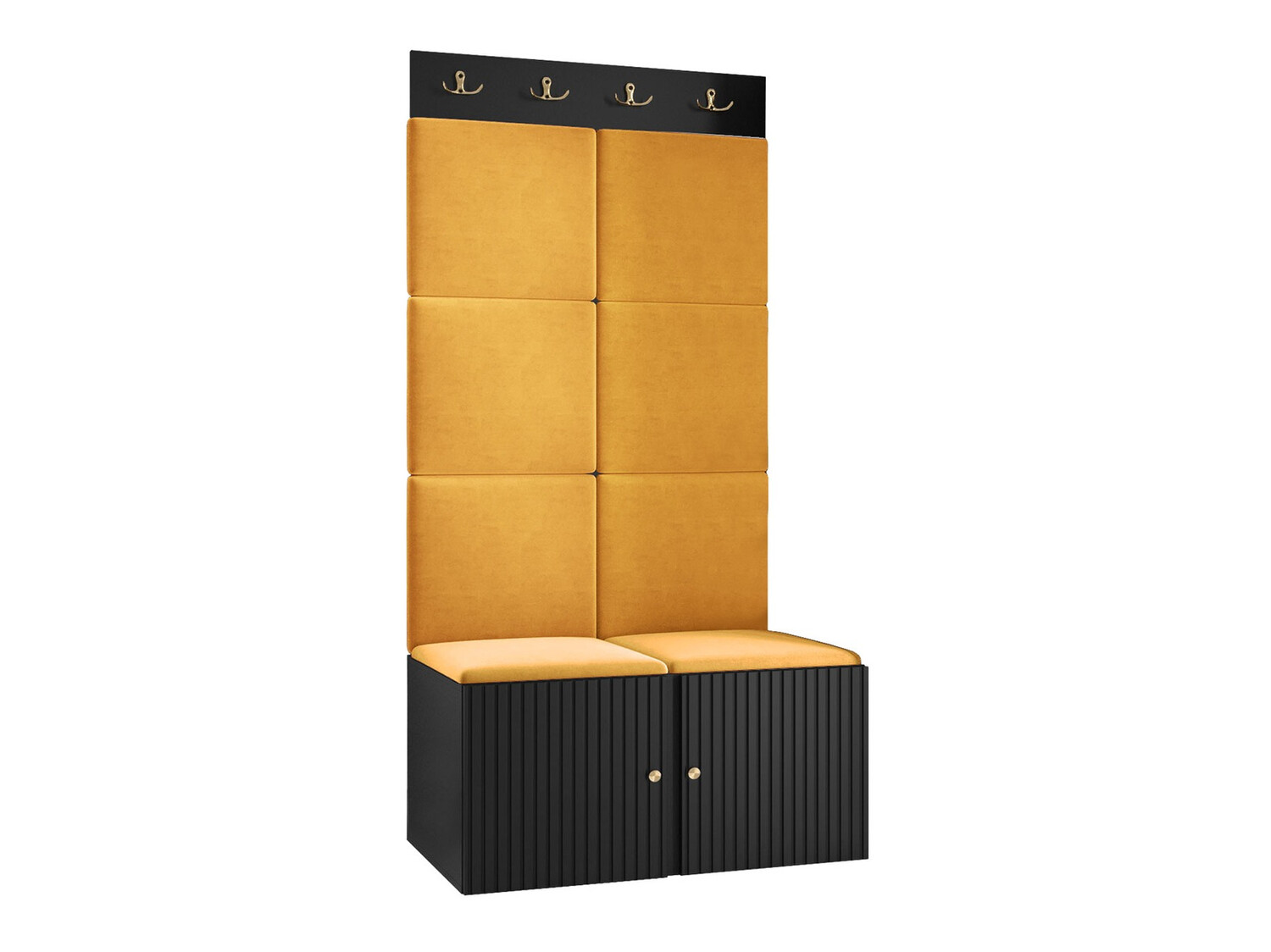 Set za hodnik Hartford 383 (Crno)