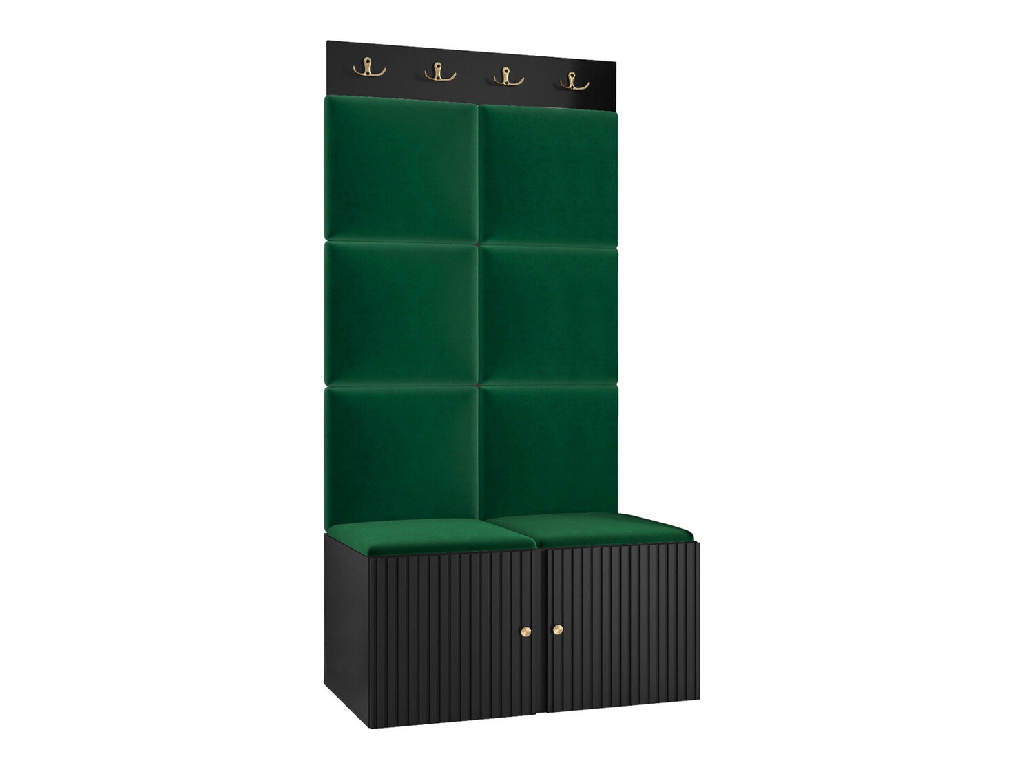 Set za hodnik Hartford 383 (Crno)